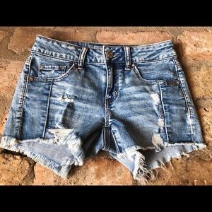 American Eagle shorts denim x 4 midi blue jean